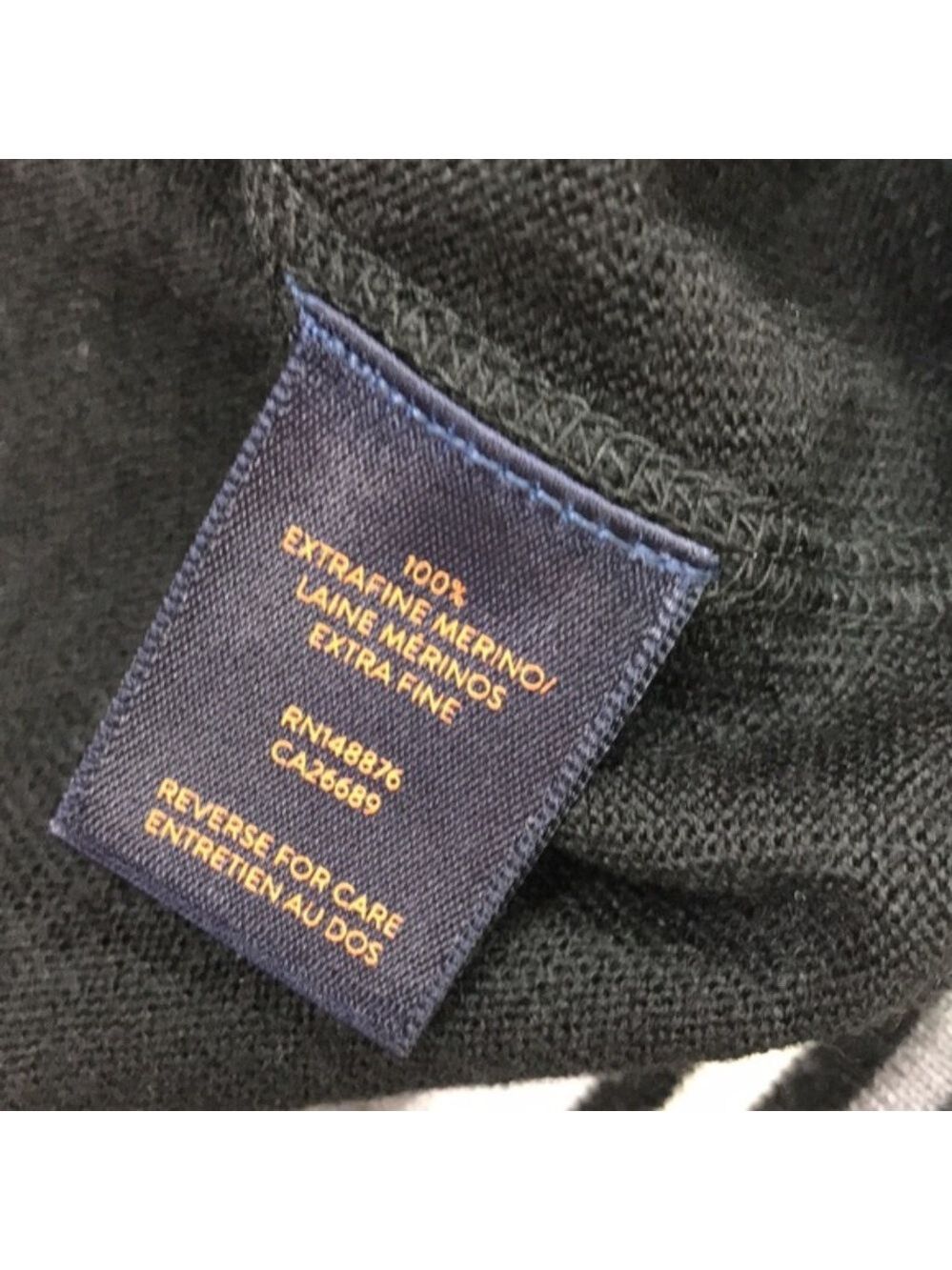 Good Man Brand Colorblock Raglan Merino Wool Sweater - Picture 6 of 6